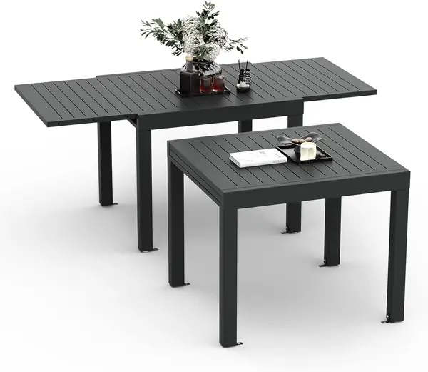Esstisch Ausziehbar,80/160 x 75cm Gartentisch…