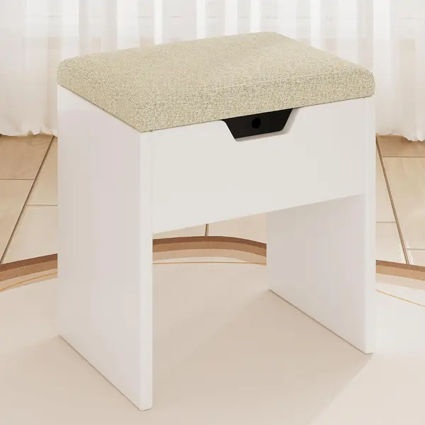 Hocker Schminktisch mit Stauraum