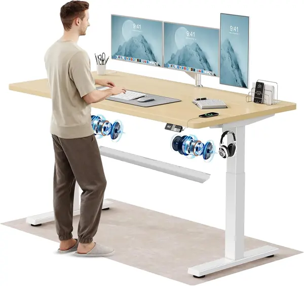 Höhenverstellbarer Schreibtisch 160x80 cm