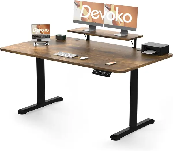 Höhenverstellbarer Schreibtisch Elektrisch 160×70cm mit