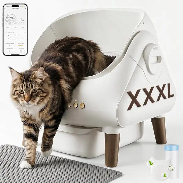 Selbstreinigende Katzentoilette intelligente